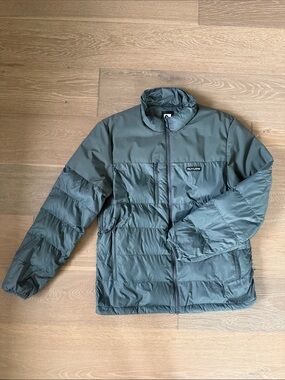 Flylow Men’s Sage Green Quilted Puffer Jacket